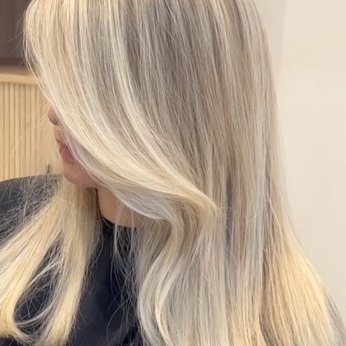 blonde hair