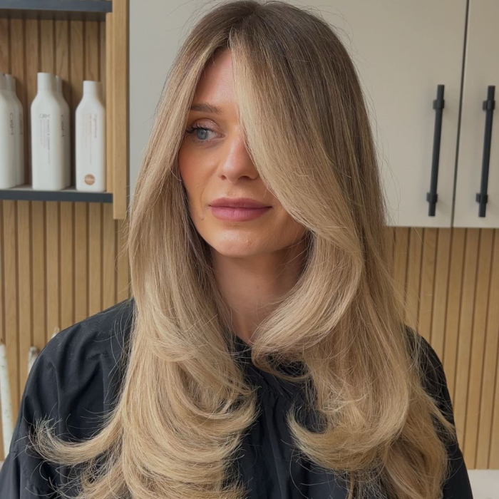 blonde hair